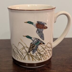 Flying Ducks/Mallards Vintage Mug